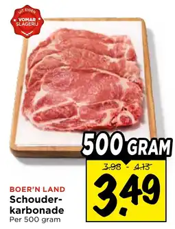 Vomar Voordeelmarkt Boer'n Land Schouder-karbonade aanbieding
