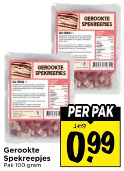 Vomar Voordeelmarkt Gerookte Spekreepjes aanbieding