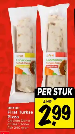 Vomar Voordeelmarkt Firat Turkse Pizza aanbieding