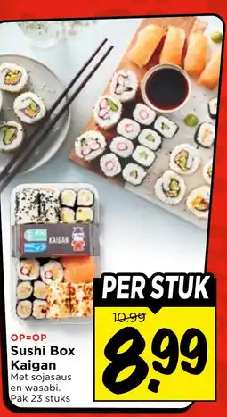 Vomar Voordeelmarkt Sushi Box Kaigan aanbieding