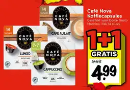 Vomar Voordeelmarkt Café Nova Koffiecapsules aanbieding