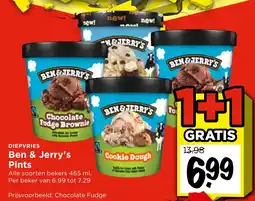 Vomar Voordeelmarkt Ben & Jerry's Pints aanbieding