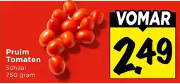 Vomar Voordeelmarkt Pruim Tomaten aanbieding