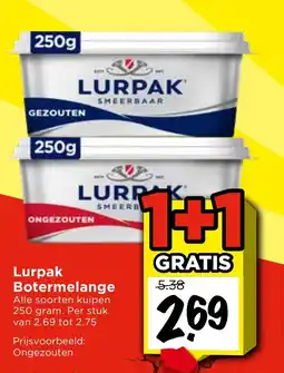 Vomar Voordeelmarkt Lurpak Botermelange aanbieding