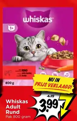 Vomar Voordeelmarkt Whiskas Adult Rund aanbieding