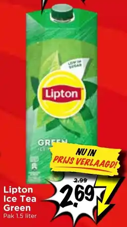 Vomar Voordeelmarkt Lipton Ice Tea Green aanbieding