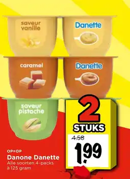 Vomar Voordeelmarkt Alle Danone Danette aanbieding