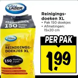 Vomar Voordeelmarkt Reinigingsdoeken XL aanbieding
