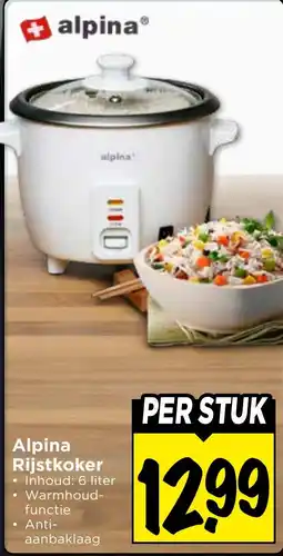 Vomar Voordeelmarkt Alpina Rijstkoker aanbieding