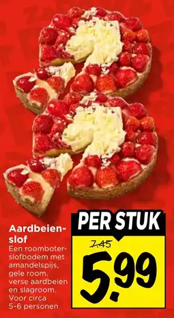 Vomar Voordeelmarkt Aardbeien-slof aanbieding