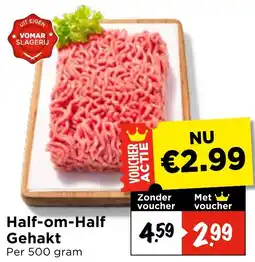 Vomar Voordeelmarkt Half-om-Half Gehakt aanbieding