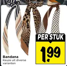 Vomar Voordeelmarkt Bandana aanbieding