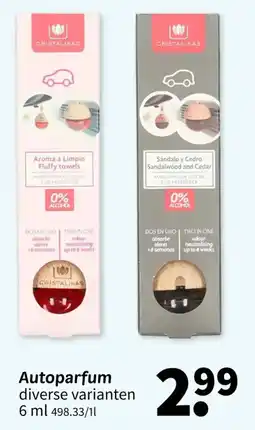 Wibra Autoparfum aanbieding