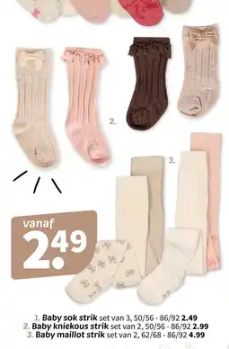 Wibra Baby sok aanbieding