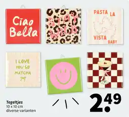 Wibra Tegeltjes aanbieding