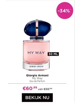 ICI Paris XL Giorgio Armani My Way aanbieding