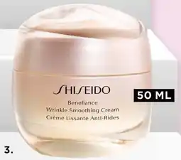 ICI Paris XL Shiseido Benefiance Wrinkle Smoothing Cream aanbieding