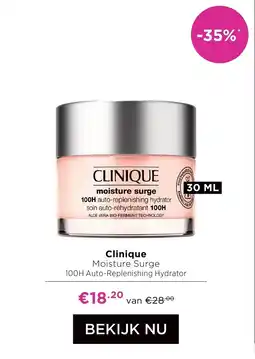 ICI Paris XL Clinique Moisture Surge 100H Auto-Replenishing Hydrator aanbieding