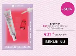 ICI Paris XL Erborian SET CC Crème Clair aanbieding