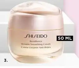 ICI Paris XL Shiseido Benefiance Wrinkle Smoothing Cream aanbieding