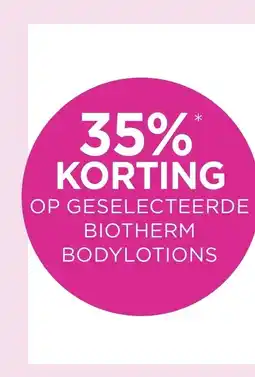 ICI Paris XL biotherm bodylotions aanbieding