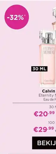 ICI Paris XL Calvin Klein Eternity Moment aanbieding
