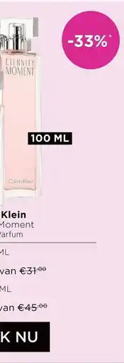ICI Paris XL Calvin Klein Eternity Moment aanbieding