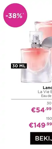 ICI Paris XL Lancôme La Vie Est Belle Eau de Parfum aanbieding