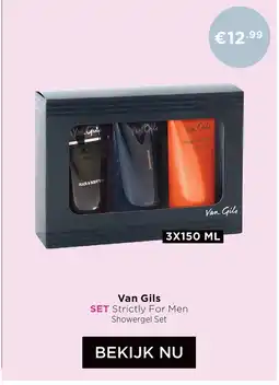 ICI Paris XL Van Gils SET Strictly For Men Showergel Set aanbieding