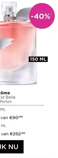 ICI Paris XL Lancôme La Vie Est Belle Eau de Parfum aanbieding