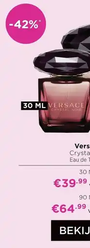 ICI Paris XL Versace Crystal Noir Eau de Toilette aanbieding