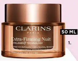 ICI Paris XL Clarins Extra Firming Wrinkle Smoothing Night Cream aanbieding