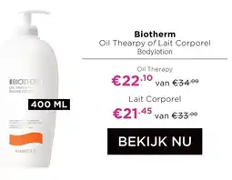 ICI Paris XL Biotherm Lait Corporel Bodylotion aanbieding