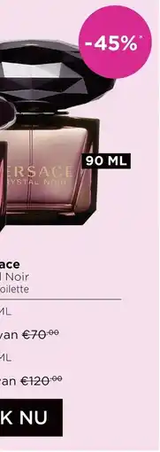 ICI Paris XL Versace Crystal Noir Eau de Toilette aanbieding