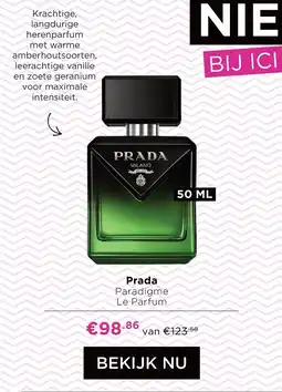 ICI Paris XL Prada Paradigme Le Parfum aanbieding