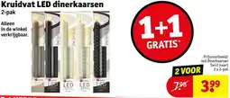 Kruidvat Kruidvat LED dinerkaarsen aanbieding