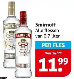 Hoogvliet Smirnoff aanbieding
