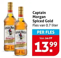Hoogvliet Captain morgan spiced gold aanbieding
