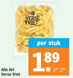 Albert Heijn Alle AH Verse friet aanbieding