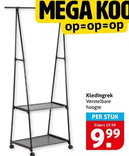Hoogvliet Kledingrek aanbieding