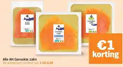 Albert Heijn Alle AH Gerookte zalm aanbieding