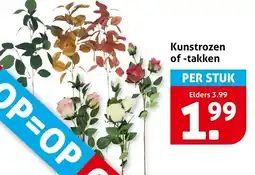 Hoogvliet Kunstrozen of takken aanbieding