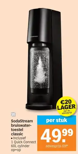 Albert Heijn SodaStream bruiswatertoestel classic aanbieding