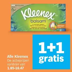 Albert Heijn Alle Kleenex aanbieding