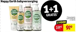 Kruidvat Happy Earth babyverzorging aanbieding