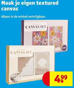 Kruidvat Maak je eigen textured canvas aanbieding