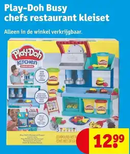 Kruidvat Play-Doh Busy chefs restaurant kleiset aanbieding