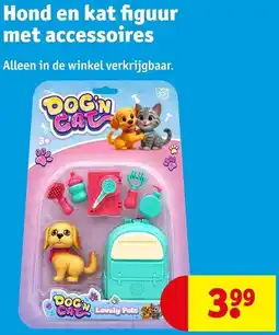 Kruidvat Hond en kat figuur met accessoires aanbieding