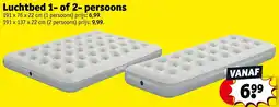 Kruidvat Luchtbed 1 of 2-persoons aanbieding