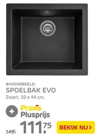 Praxis SPOELBAK EVO aanbieding